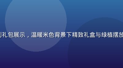91 club专属福利礼包展示，温暖米色背景下精致礼盒与绿植摆放，呈现高端会员专属感